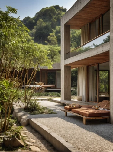 dunes house,eco hotel,corten steel,mid century house,zen garden,ryokan,mid century modern,archidaily,timber house,japanese architecture,asian architecture,japanese zen garden,eco-construction,landscape design sydney,modern architecture,outdoor furniture,cubic house,wooden decking,modern house,vipassana,Photography,General,Realistic