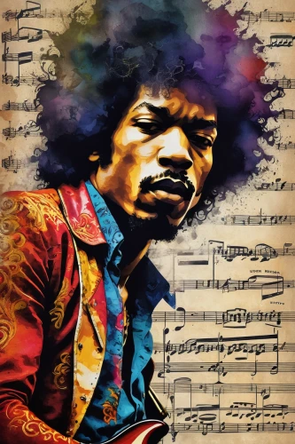 jimi hendrix,jimmy hendrix,music on your smartphone,musician,piece of music,violin player,music,violinist,afro-american,instrument music,music background,afro american,composer,jazz guitarist,musicplayer,music book,black music note,70's icon,jazz,musical background,Photography,General,Fantasy