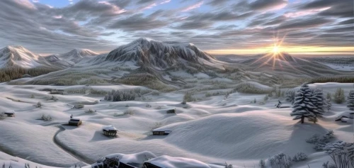 snow landscape,fantasy landscape,ice landscape,snowy mountains,snow mountains,snowy landscape,snowy peaks,winter landscape,mountain sunrise,mountain landscape,mountain scene,mountain tundra,snow mountain,landscape mountains alps,mountains snow,virtual landscape,winter background,mountain world,the alps,the russian border mountains