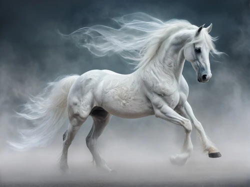 a white horse,albino horse,white horse,white horses,arabian horse,dream horse,equine,unicorn art,horse running,belgian horse,pegasus,unicorn,arabian horses,beautiful horses,gallop,unicorn background,galloping,iceland horse,gypsy horse,horse,Illustration,Realistic Fantasy,Realistic Fantasy 02