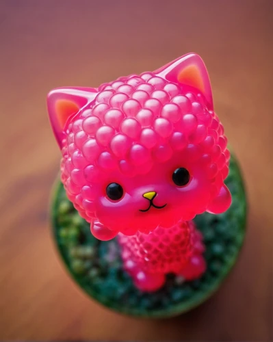 pink cat,the pink panter,cat toy,lucky cat,doll cat,pixaba,3d figure,bonbon,pin cushion,pompom,red cat,cudle toy,round kawaii animals,raspberry,cat kawaii,ball cube,cute cat,mini golf ball,3d object,kawaii cactus,Unique,3D,Toy