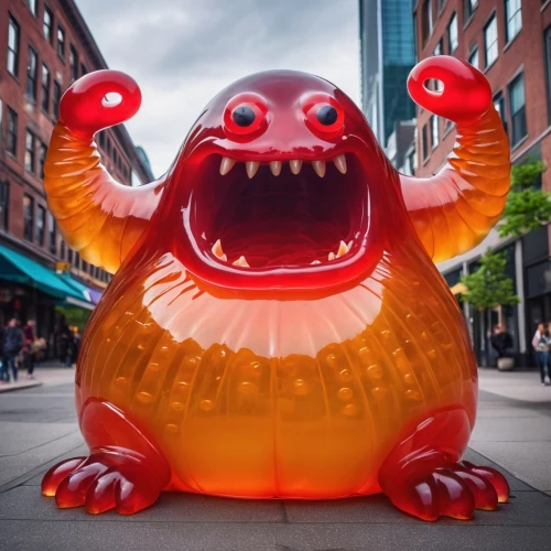 inflatable,rubber dinosaur,piranha,american lobster,cuthulu,yo-kai,animal balloons,kong,inflated,disney baymax,anthropomorphized animals,strohbär,anglerfish,baymax,chinese dragon,captive balloon,piggybank,kraken,gnaw,child monster,Photography,General,Realistic