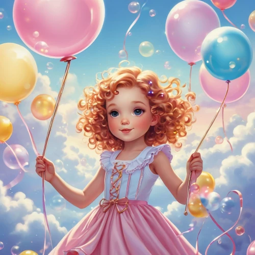 little girl with balloons,pink balloons,colorful balloons,balloons flying,star balloons,balloon,balloons,happy birthday balloons,ballooning,rainbow color balloons,ballon,balloons mylar,heart balloons,blue heart balloons,baloons,balloon with string,birthday balloons,balloon trip,little girl in pink dress,balloon hot air,Conceptual Art,Fantasy,Fantasy 29