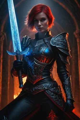 swordswoman,female warrior,massively multiplayer online role-playing game,cg artwork,joan of arc,templar,heroic fantasy,darth talon,games of light,witcher,fantasy warrior,paladin,fiery,dagger,game art,warrior woman,gara,fantasy art,full hd wallpaper,nora,Photography,General,Fantasy