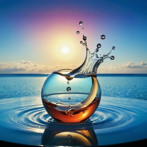 crystal ball-photography,a drop of water,water drop,liquid bubble,refraction,water droplet,drop of water,waterdrop,oil in water,still water splash,glass sphere,water splash,lensball,splash water,splash photography,photoshoot with water,colorful water,reflection in water,surface tension,acqua pazza