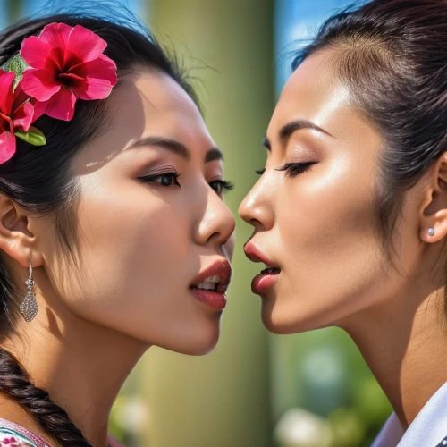 kiss flowers,girl kiss,retouching,vintage asian,miss vietnam,vietnamese woman,portrait photographers,vietnamese,cheek kissing,retouch,asian vision,romantic portrait,muah,portrait photography,kissing,asian woman,vietnam's,asian culture,applying make-up,vintage makeup,Photography,General,Realistic