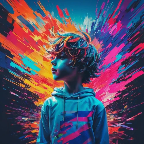 eleven,colors,vapor,intense colours,nerve,echo,rainbow pencil background,digital art,colorful background,color,exploding head,supernova,fallen colorful,colorful,colorful light,psychedelic art,cg artwork,digital artwork,digiart,aura,Conceptual Art,Daily,Daily 21