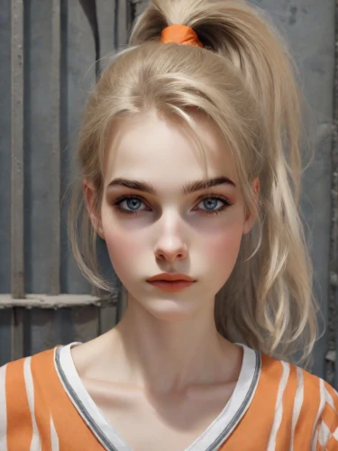 realdoll,clementine,doll's facial features,female doll,orange,natural cosmetic,ken,artist doll,girl doll,model doll,orange color,eleven,cosmetic,fashion doll,retro girl,doll head,doll's head,doll face,aperol,cgi,Photography,Natural