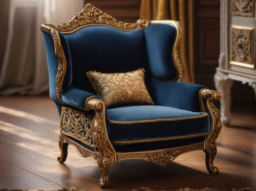 wing chair,armchair,antique furniture,throne,upholstery,the throne,club chair,seating furniture,chaise longue,slipcover,rocking chair,chaise lounge,rococo,gold stucco frame,floral chair,chair png,chair,ottoman,furniture,napoleon iii style,Photography,General,Natural