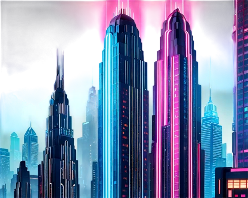 metropolis,skyscrapers,fantasy city,city skyline,city cities,city buildings,futuristic landscape,high-rises,tall buildings,cityscape,colorful city,metropolises,city blocks,high rises,urban towers,sky city,cities,cyberpunk,futuristic architecture,futuristic,Illustration,Vector,Vector 18