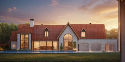 danish house,3d rendering,modern house,roof tile,clay tile,smart home,crown render,brick house,frame house,floorplan home,render,villa,luxury property,bendemeer estates,residential house,sand-lime brick,house sales,house shape,beautiful home,large home,Photography,General,Natural