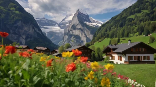 lauterbrunnen,switzerland,grindelwald,swiss alps,eiger mountain,bernese alps,switzerland chf,eiger,landscape mountains alps,bernese oberland,eastern switzerland,canton of glarus,matterhorn-gotthard-bahn,southeast switzerland,the alps,high alps,austria,the valley of flowers,landscape background,alpine village,Photography,General,Cinematic