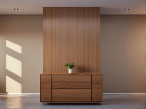 room divider,storage cabinet,wooden mockup,armoire,sideboard,walk-in closet,cupboard,modern room,dresser,modern decor,cabinetry,contemporary decor,chest of drawers,dark cabinetry,3d rendering,wooden desk,tv cabinet,wooden sauna,hinged doors,laminated wood,Photography,General,Realistic