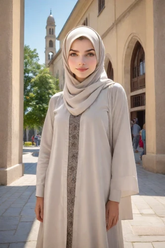 islamic girl,abaya,girl in a historic way,hijaber,hijab,muslim woman,young model istanbul,girl in cloth,middle eastern monk,arab,arabian,muslim background,women clothes,alabaster mosque,jordanian,muslima,nizwa souq,islamic pattern,jordan tours,headscarf,Photography,Realistic