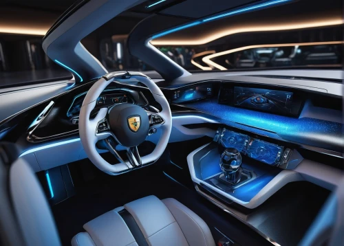 futuristic car,ufo interior,personal luxury car,car interior,concept car,luxury car,the vehicle interior,mercedes interior,car dashboard,3d car wallpaper,luxury cars,interiors,ferrari 612 scaglietti,automotive decor,spaceship,luxury sports car,dark blue and gold,futuristic,stretch limousine,exotic cars ferrari,Illustration,Paper based,Paper Based 29