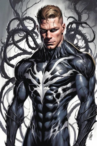 venom,electro,cyborg,venomous,edge muscle,muscle man,steel man,shredded,sea man,veins,cleanup,power cell,aquaman,human torch,the thing,iceman,cable innovator,angry man,cyclops,male character,Digital Art,Comic