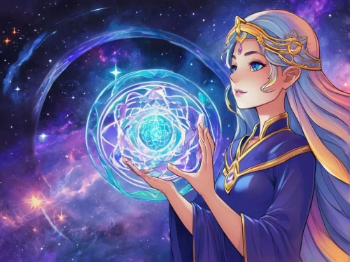 ophiuchus,zodiac sign libra,star mother,libra,andromeda,astral traveler,aurora,priestess,eris,star illustration,artemis,goddess of justice,fantasia,summoner,cg artwork,cassiopeia,celestial event,horoscope libra,gaia,celestial,Illustration,Realistic Fantasy,Realistic Fantasy 20