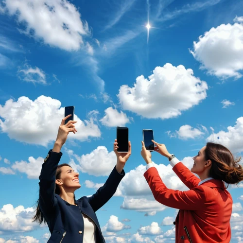 woman holding a smartphone,cloud computing,towering cumulus clouds observed,blue sky and clouds,digital data carriers,social media marketing,the integration of social,social media addiction,mobile camera,digital rights management,taking picture,taking photo,social media network,social media following,cloud image,cellular network,the pictures of the drone,mobile application,cloud shape frame,blue sky clouds