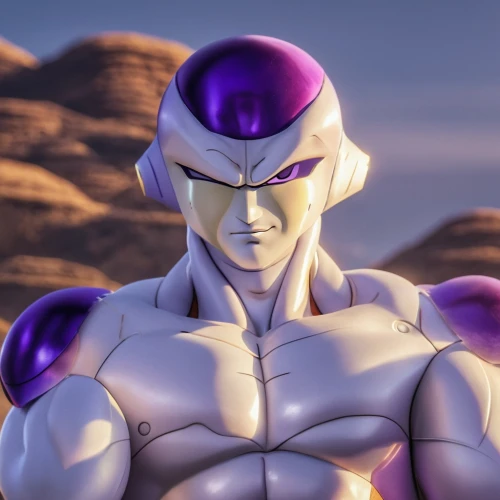 cell,vegeta,shallot,super cell,nikuman,freezer,dragonball,male character,dragon ball,purple skin,dragon ball z,muscle man,game character,half shell,takikomi gohan,rupee,3d man,3d render,kos,3d rendered,Photography,General,Natural