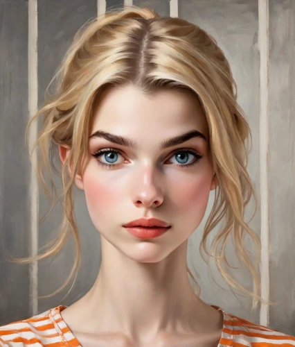 girl portrait,portrait of a girl,portrait background,digital painting,fantasy portrait,blond girl,blonde woman,girl drawing,natural cosmetic,world digital painting,young woman,mystical portrait of a girl,blonde girl,woman face,women's eyes,illustrator,girl in a long,woman's face,face portrait,the girl's face,Digital Art,Impressionism
