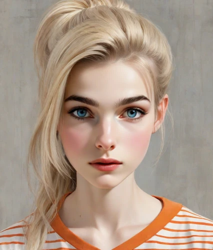 realdoll,doll's facial features,girl portrait,clementine,portrait of a girl,natural cosmetic,blond girl,portrait background,blonde girl,blonde woman,young woman,female doll,vintage girl,fashion vector,mystical portrait of a girl,girl drawing,retro girl,fantasy portrait,digital painting,elsa,Digital Art,Poster