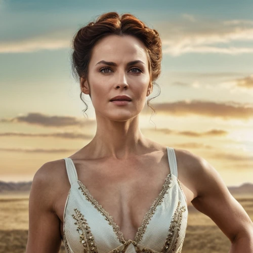 charlize theron,celtic queen,aphrodite,mary-gold,wonderwoman,pearl necklace,celtic woman,catarina,queen anne,aphrodite's rock,athena,bodice,beautiful woman,goddess,wonder woman,sorceress,venetia,evening dress,vanity fair,queen,Photography,General,Realistic