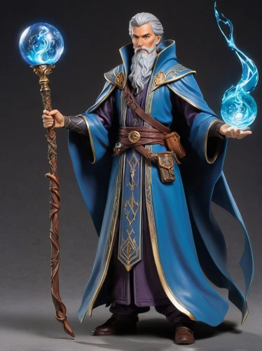 vax figure,magus,wizard,gandalf,prejmer,the wizard,mage,male elf,father frost,merlin,magistrate,scandia gnome,monk,3d figure,celebration cape,game figure,summoner,dane axe,male character,xing yi quan,Unique,3D,Garage Kits