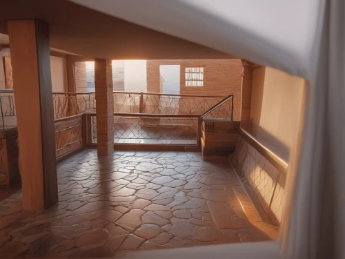 3d rendering,3d render,3d rendered,hallway space,render,hallway,attic,rendering,3d model,wooden floor,outside staircase,japanese-style room,wooden sauna,clay floor,wooden stairs,stairwell,inside courtyard,visual effect lighting,daylighting,3d mockup,Photography,General,Natural
