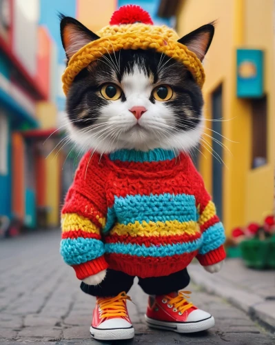 animals play dress-up,cartoon cat,cat image,cute cat,street cat,cat european,knitwear,funny cat,cat warrior,fashionista,sweater,knitting clothing,christmas knit,fashionable clothes,to knit,knitted,vintage cat,animal feline,cat sparrow,cat,Photography,General,Fantasy