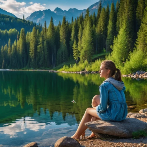 relaxed young girl,woman sitting,girl sitting,meditation,jasper national park,lotus position,people in nature,meditate,meditating,peaceful,background view nature,live in nature,meditative,berchtesgaden national park,nature and man,slowinski national park,mindfulness,peacefulness,spiritual environment,idyllic