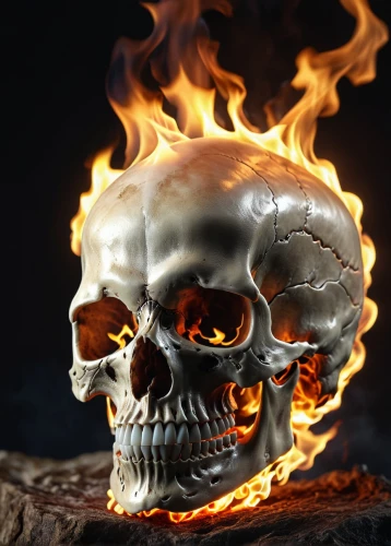 skull sculpture,fire background,human skull,skull statue,burned firewood,the conflagration,skull bones,fire-eater,conflagration,combustion,burning earth,burning house,burned out,open flames,flickering flame,flammable,fire devil,skull mask,scull,fetus skull,Photography,General,Realistic