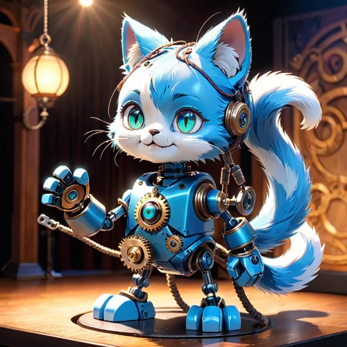 doll cat,model kit,3d figure,wind-up toy,chat bot,minibot,kotobukiya,game figure,figurine,nikko,steampunk,hatsune miku,cat warrior,miku,chibi,artist doll,cyan,kitsune,tau,kinara,Anime,Anime,Cartoon