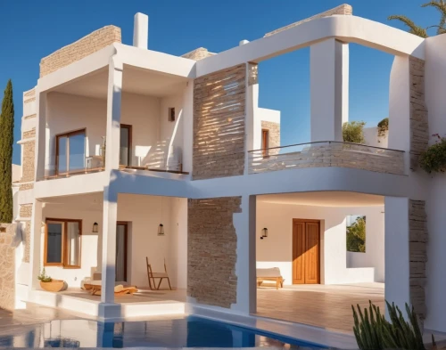 holiday villa,mykonos,dunes house,luxury property,beautiful home,modern house,exterior decoration,lakonos,holiday home,private house,cubic house,santorini,pool house,villa,stucco frame,villas,3d rendering,house insurance,luxury real estate,modern architecture,Photography,General,Realistic