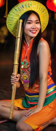 asian costume,miss vietnam,ethnic dancer,vietnamese woman,traditional vietnamese musical instruments,asian culture,mexican culture,asian woman,sombrero,vietnamese,bamboo flute,chạo tôm,asian lamp,sinulog dancer,mexican,cultural tourism,peruvian women,gỏi cuốn,asian conical hat,chả lụa,Illustration,Realistic Fantasy,Realistic Fantasy 38