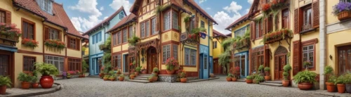 townhouses,houses clipart,escher village,wooden houses,colmar city,hanging houses,half-timbered houses,colmar,blocks of houses,row houses,l'isle-sur-la-sorgue,row of houses,medieval street,french digital background,wissembourg,facade painting,townscape,freiburg,the cobbled streets,narrow street