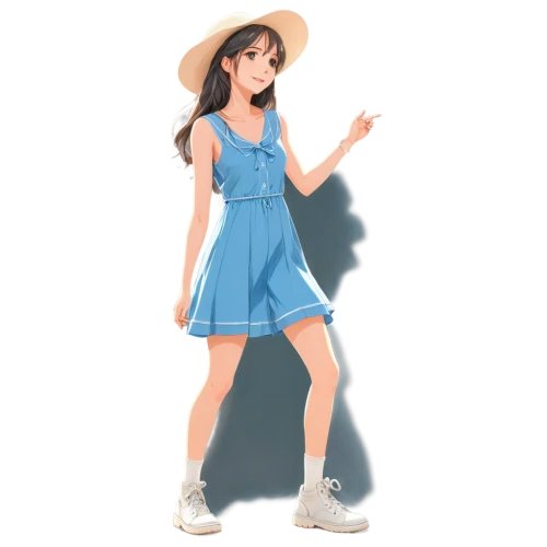 country dress,countrygirl,girl in overalls,fashion vector,overalls,overall,straw hat,fashionable girl,summer clothing,denim jumpsuit,anime japanese clothing,denim background,azusa nakano k-on,himuto,onepiece,vector girl,cowgirl,fashion sketch,light blue,jean shorts,Anime,Anime,Realistic