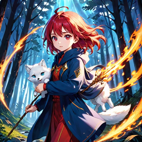 red riding hood,little red riding hood,fire background,kitsune,inari,fire angel,forest background,flame spirit,fire siren,fire poi,fire devil,fire cherry,fire lily,birthday banner background,summoner,red saber,sakura background,uruburu,forest fire,etna,Anime,Anime,Realistic