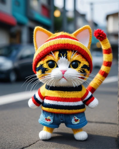 doll cat,cat kawaii,cute cat,street cat,cat warrior,animals play dress-up,tiger cat,japanese kawaii,cartoon cat,oktoberfest cats,scarf animal,cat image,kitten hat,japanese bobtail,lucky cat,chinese pastoral cat,tabby cat,round kawaii animals,cute cartoon character,toyger,Photography,General,Fantasy