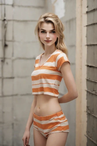 realdoll,bodypaint,photo session in torn clothes,female model,bodypainting,orange,art model,see-through clothing,blonde woman,photo session in bodysuit,photo model,body painting,pixie-bob,horizontal stripes,wooden mannequin,cosplay image,female doll,orange color,without clothes,marylyn monroe - female,Photography,Natural