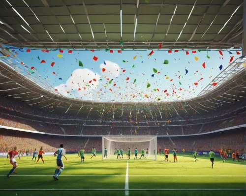 fifa 2018,european football championship,football stadium,soccer field,olympic stadium,soccer-specific stadium,uefa,football pitch,red balloons,stadium,world cup,stadium falcon,playing field,football field,balloons flying,colorful balloons,red balloon,futebol de salão,balloons,children's soccer,Conceptual Art,Fantasy,Fantasy 18