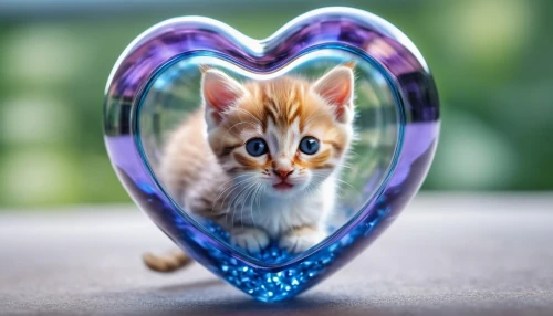 heart shape frame,a heart for animals,cute heart,colorful heart,cute cat,heart clipart,heart-shaped,blue heart,ginger kitten,cat on a blue background,heart shaped,heart shape,kitten,love heart,heart with hearts,cat with blue eyes,cat lovers,pet adoption,cat image,cat frame,Photography,General,Realistic