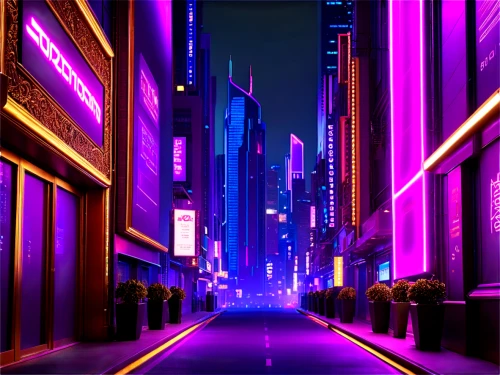 shinjuku,neon arrows,purple wallpaper,colorful city,ultraviolet,cyberpunk,tokyo,neon lights,tokyo city,metropolis,cityscape,purpleabstract,neon,colored lights,fantasy city,shanghai,hong kong,vapor,pink-purple,neon light,Conceptual Art,Sci-Fi,Sci-Fi 26