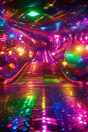 disco,colored lights,prism ball,light track,prismatic,artistic roller skating,colorful light,party lights,prism,glitter trail,light space,trip computer,ufo interior,abstract multicolor,abstract retro,matrix,fractal lights,computer art,colorful star scatters,speed of light,Illustration,Realistic Fantasy,Realistic Fantasy 38