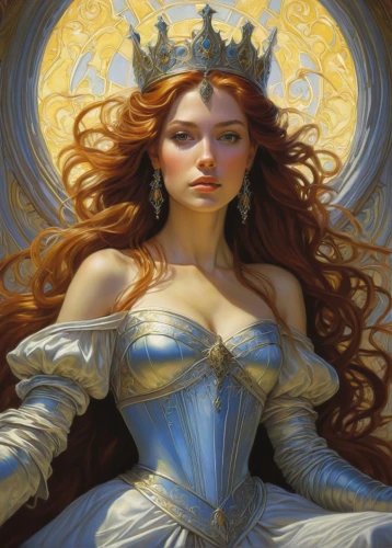 golden crown,celtic queen,fantasy woman,heroic fantasy,fantasy art,fairy queen,the snow queen,queen of the night,fantasy portrait,imperial crown,white rose snow queen,queen anne,queen cage,cinderella,heart with crown,monarch,gold crown,the enchantress,queen crown,diadem,Illustration,Realistic Fantasy,Realistic Fantasy 03