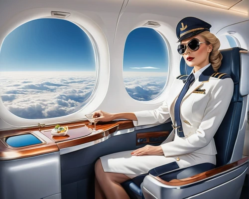 stewardess,flight attendant,air new zealand,china southern airlines,polish airline,window seat,airline travel,aircraft cabin,qantas,business jet,airplane passenger,aviation,ryanair,corporate jet,airline,emirates,japan airlines,private plane,airbus a380,boeing 787 dreamliner,Conceptual Art,Sci-Fi,Sci-Fi 06