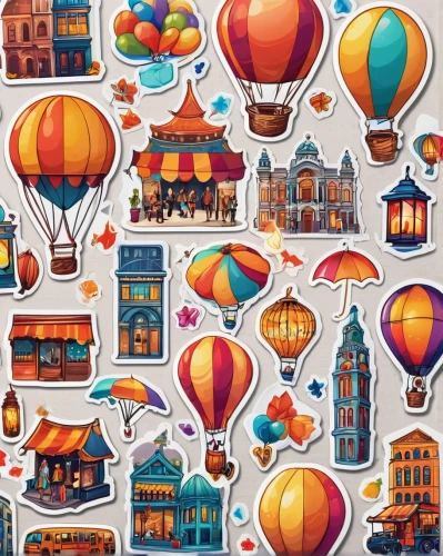 hot air balloons,paris clip art,houses clipart,balloon digital paper,clipart sticker,seamless pattern,hot air balloon,french digital background,christmas stickers,seamless pattern repeat,stickers,hot air balloon rides,colorful balloons,background pattern,motif,hot air balloon ride,scrapbook clip art,vector pattern,animal stickers,hot-air-balloon-valley-sky,Unique,Design,Sticker