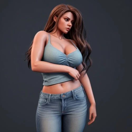 plus-size model,kim,3d model,3d figure,jeans background,realdoll,plus-size,female model,lara,denim,gradient mesh,jeans,curvy,3d rendered,denim background,3d modeling,rc model,model,3d render,plastic model