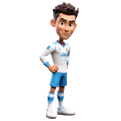 soccer player,ronaldo,cristiano,cute cartoon character,football player,animated cartoon,hazard,zamorano,cartoon character,carlitos,footballer,handball player,fifa 2018,bale,smurf figure,sandro,match head,ken,3d figure,jonas brother,Anime,Anime,Cartoon