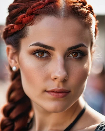 braid,celtic queen,braids,thracian,braided,french braid,updo,ariel,red-haired,sofia,katniss,miss circassian,red skin,red hair,fiery,clary,braiding,violet head elf,witcher,gypsy hair,Photography,General,Realistic