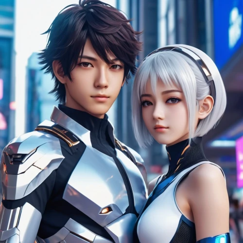 sigma,beautiful couple,husband and wife,cosplay image,odaiba,prince and princess,game characters,wife and husband,father and daughter,couple goal,boy and girl,mom and dad,gentiana,zero,sega,mother and father,partnerlook,hong,hands holding,shoulder pads,Photography,General,Realistic